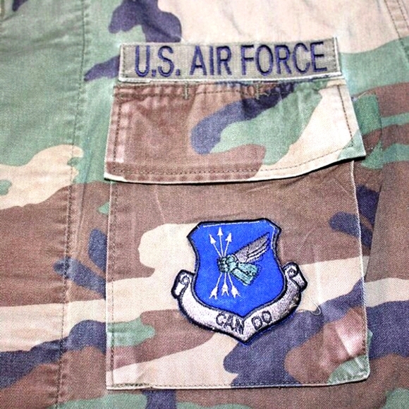 Vintage 1985 U.S. Air Force Camouflage Field Jacket | Small-Short | Authentic - Picture 5 of 12